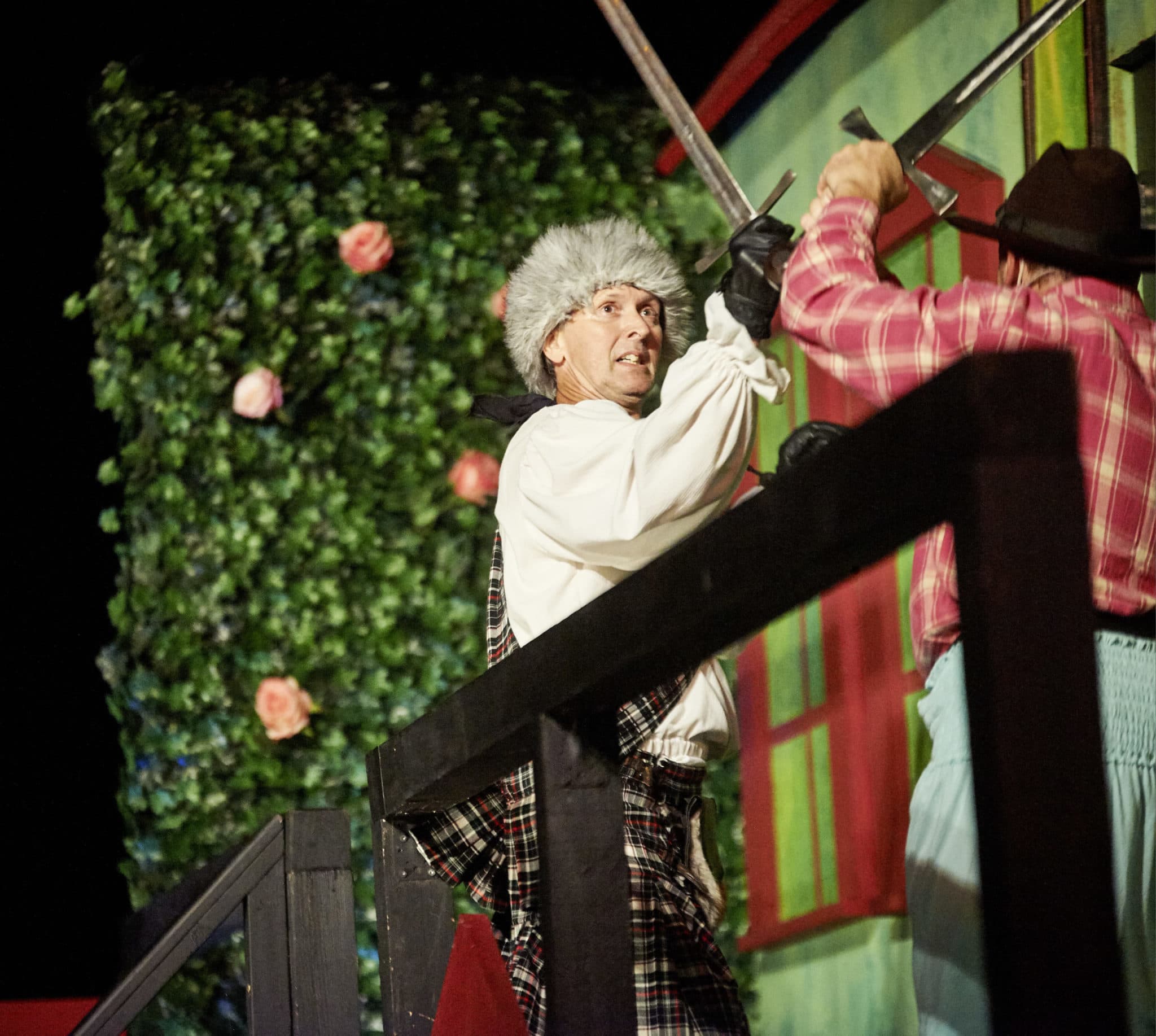 Die Peene brennt – Szene